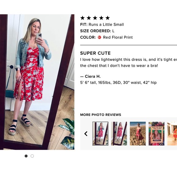 Lulus Esperanza Red Floral Print Midi Dress - Picture 8 of 12